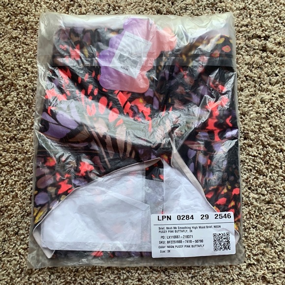 Fabletics “yitty” brand Mesh Me Smoothing High Waist Brief size 3x - Picture 4 of 5